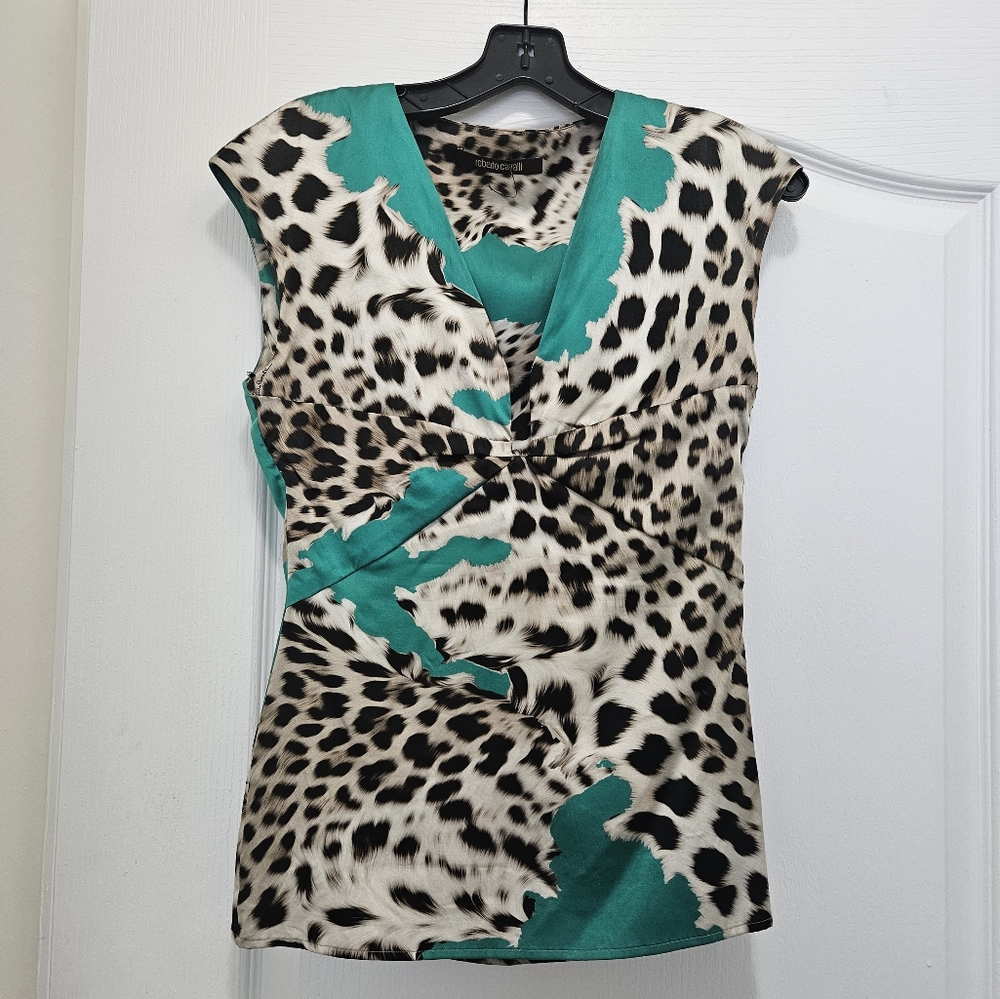 Roberto Cavalli silk top